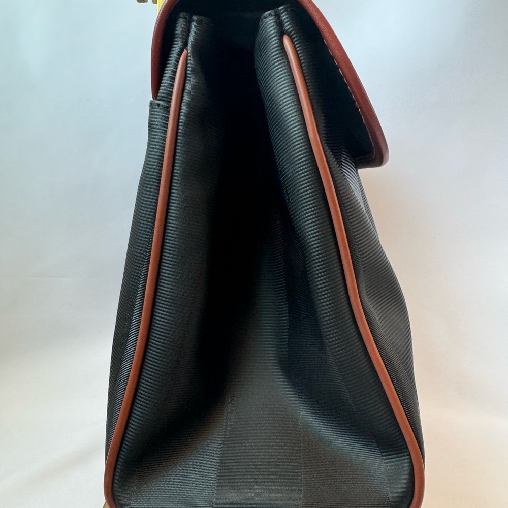 Fendi Convertible Pequin Top Handle/Sling Bag - Picture 11 of 16